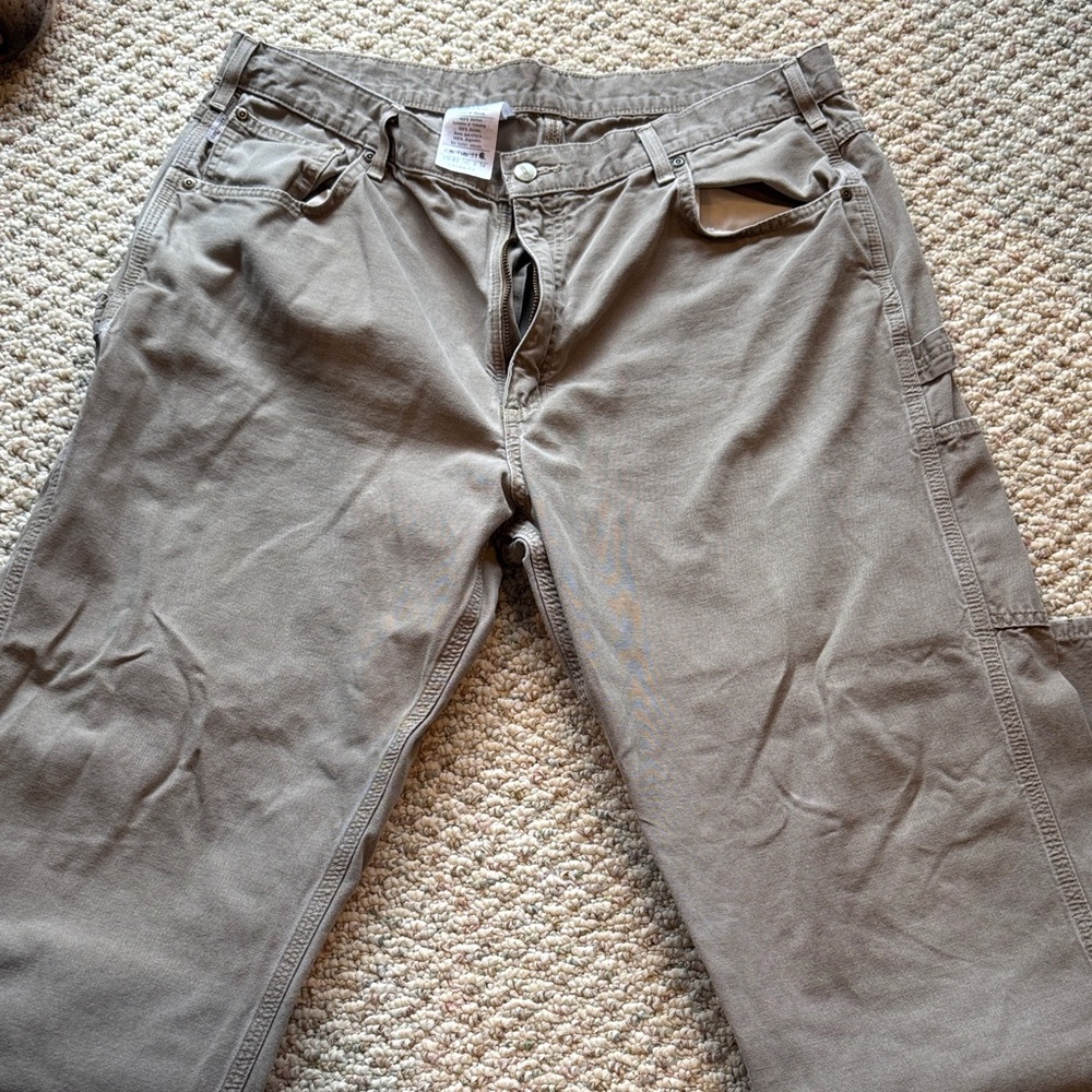 Carhartt Tan Loose Fit Pants